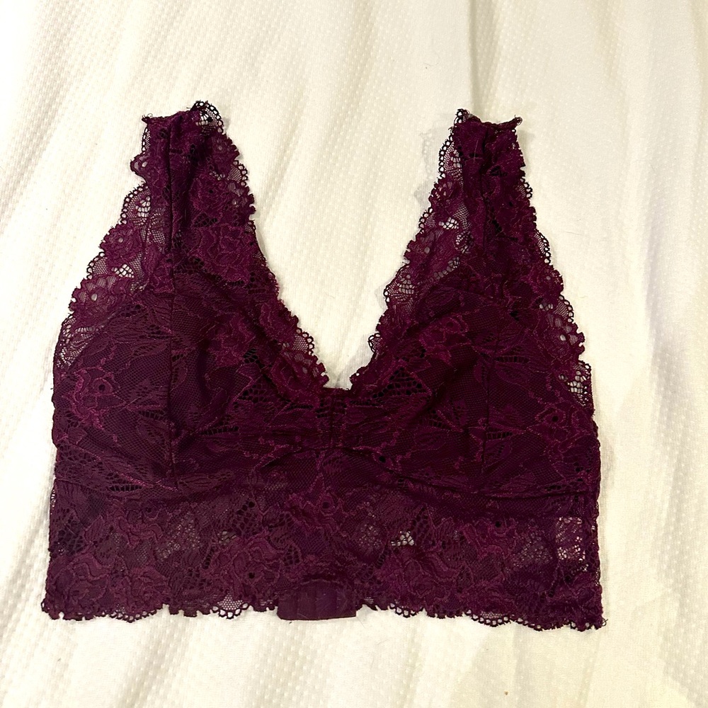Revamped Purple Lace Womens Top